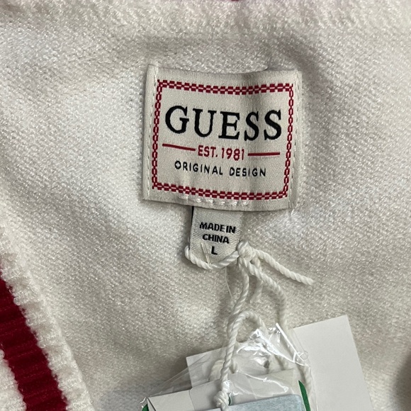 NWT - Guess Men’s Teddy Bear Cardigan - Size L - Picture 11 of 13